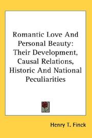 Cover of: Romantic Love And Personal Beauty | Henry Theophilus Finck
