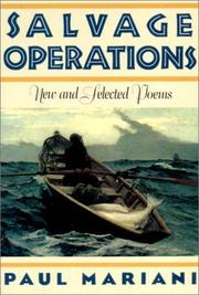 Cover of: Salvage Operations: New & Selected Poems