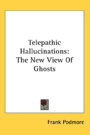 Cover of: Telepathic Hallucinations by Frank Podmore