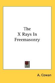 Cover of: The X Rays In Freemasonry