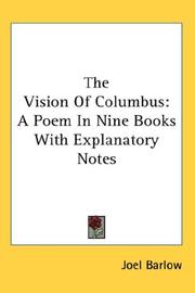 Cover of: The vision of Columbus