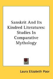 Sanskrit and its kindred literatures by Laura Elizabeth Poor
