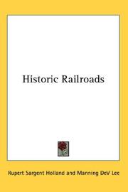 Cover of: Historic Railroads