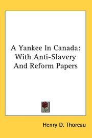 Cover of A Yankee in Canada