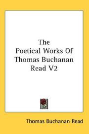 Cover of: The Poetical Works Of Thomas Buchanan Read V2