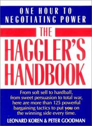 Cover of: The Haggler's Handbook by Leonard Koren, Peter Goodman