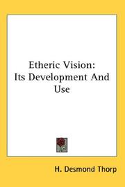 Cover of: Etheric Vision | H. Desmond Thorp