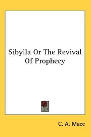 Cover of: Sibylla Or The Revival Of Prophecy