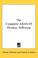 Cover of: The Complete ANAS Of Thomas Jefferson