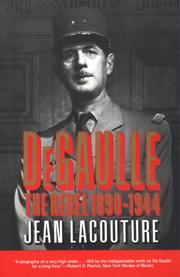 Cover of: De Gaulle by Jean Lacouture