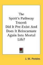 Cover of: The Spirit's Pathway Traced by J. M. Peebles