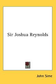 Cover of: Sir Joshua Reynolds by John Sime