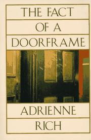 Cover of: The Fact of a Doorframe by Adrienne Rich
