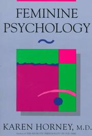 Cover of: Feminine Psychology (The Norton Library) by Karen Horney