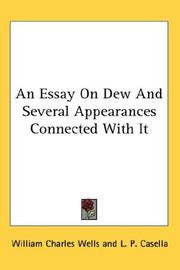 An Essay On Dew And Several Appearances Connected With It