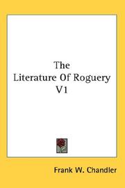 Cover of: The Literature Of Roguery V1