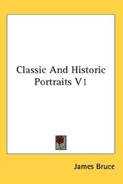 Cover of: Classic And Historic Portraits V1