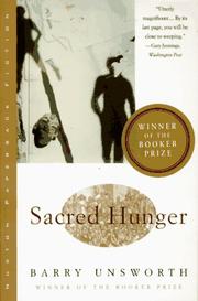 Cover of: Sacred hunger by Barry Unsworth