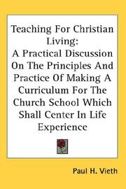 Cover of: Teaching For Christian Living by Paul H. Vieth