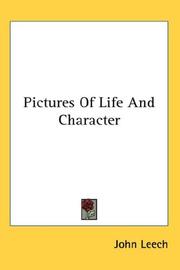Cover of: Pictures Of Life And Character by John Leech