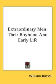 Cover of: Extraordinary Men by William Russell, William Russell