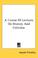 Cover of: A Course Of Lectures On Oratory And Criticism