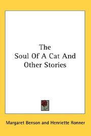 Cover of: The Soul Of A Cat And Other Stories