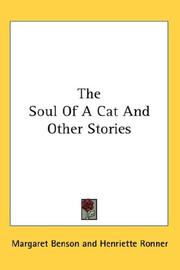 Cover of: The Soul Of A Cat And Other Stories by Margaret Benson