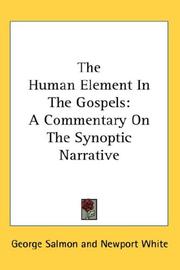 Cover of: The Human Element In The Gospels by George Salmon