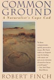 Cover of: Common Ground: A Naturalist's Cape Cod