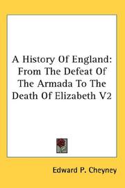 Cover of: A History Of England by Edward P. Cheyney