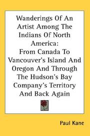 Cover of Wanderings of an artist among the Indians of North America
