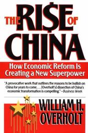 Cover of: The Rise of China by William H. Overholt, William H. Overholt