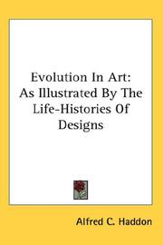 Cover of: Evolution In Art by Alfred C. Haddon