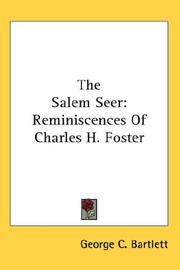 The Salem Seer by George C. Bartlett