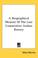 Cover of: A Biographical Memoir Of The Late Commodore Joshua Barney