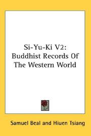 Cover of: Si-Yu-Ki V2: Buddhist Records Of The Western World