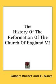 Cover of: The History Of The Reformation Of The Church Of England V2