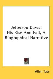 Cover of: Jefferson Davis by Allen Tate