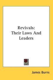 Cover of: Revivals: Their Laws And Leaders