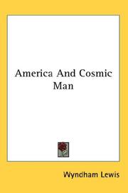 Cover of: America And Cosmic Man