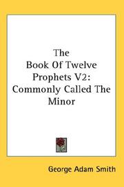 Cover of: The Book Of Twelve Prophets V2: Commonly Called The Minor