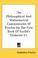 Cover of: The Philosophical And Mathematical Commentaries Of Proclus On The First Book Of Euclid's Elements V1