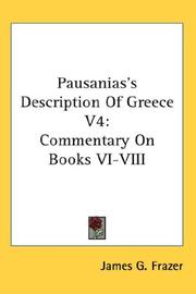 Cover of: Pausanias