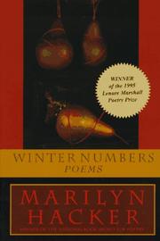 Cover of: Winter Numbers: Poems