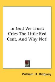 Cover of: In God We Trust by William H. Ridgway