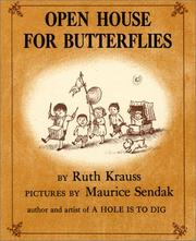 Open House for Butterflies (Carrot Seed Classics) by Ruth Krauss, Maurice Sendak