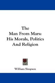 The Man From Mars by William Simpson