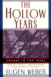 Cover of: The Hollow Years by Eugen Joseph Weber