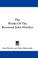 Cover of: The Works Of The Reverend John Fletcher